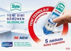 SISTA RE-NEW SİLİKON KALEMİ BEYAZ 100 ML