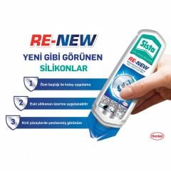 SISTA RE-NEW SİLİKON KALEMİ BEYAZ 100 ML
