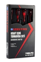 İZELTAŞ KRAFT SERİ TORNAVİDA SETİ (7 PARÇA)