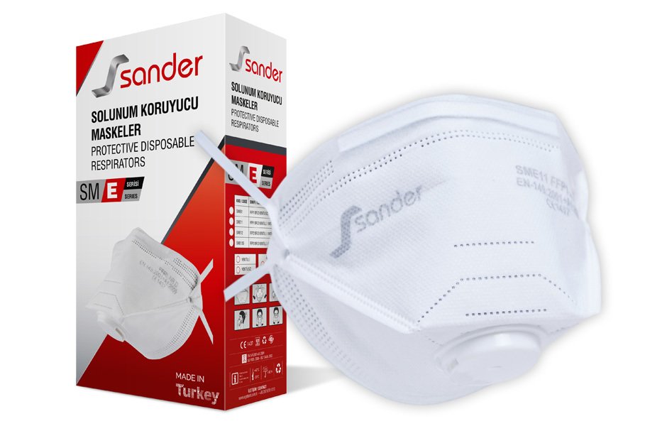 SANDER SME13S TOZ MASKESİ 10LU