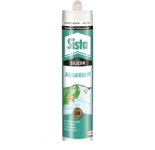 SİSTA AKVARYUM SİLİKON ŞEFFAF 280ML