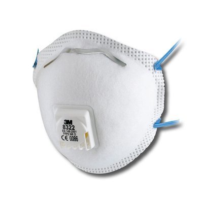 3M 8322 FFP2 VENTİLLİ KONİK MASKE