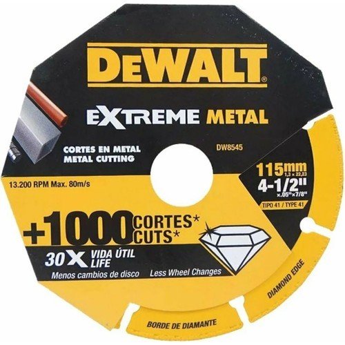 DEWALT DW8545 EXTREME METAL KESME 115MM