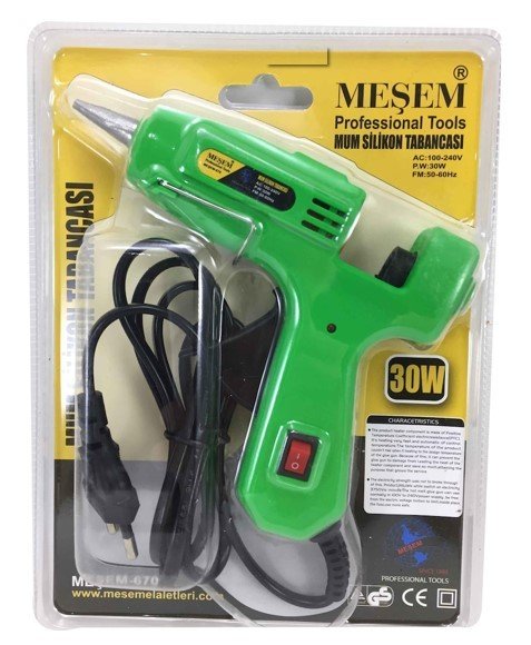 MEŞEM-670 MUM SİLİKON TABANCASI İNCE 30W