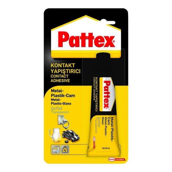 PATTEX ŞEFFAF METAL-PLASTİK-CAM YAPIŞTIRICI 50 ML