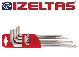 İZELTAŞ 9LU YUVARLAK BAŞLI ALLEN ANAHTAR TAKIMI UZUN