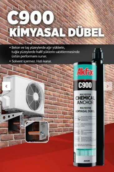 AKFIX C900 KİMYASAL DUBEL 345ML