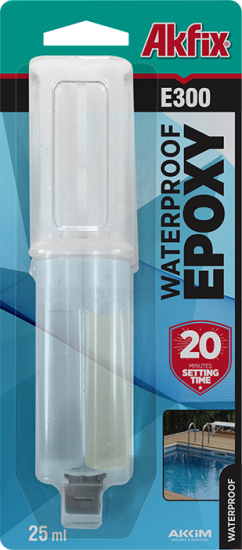 AKFIX E300 SUYA DAYANIKLI EPOKSİ YAPIŞTIRICI