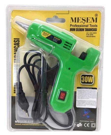 MEŞEM-670 MUM SİLİKON TABANCASI İNCE 30W